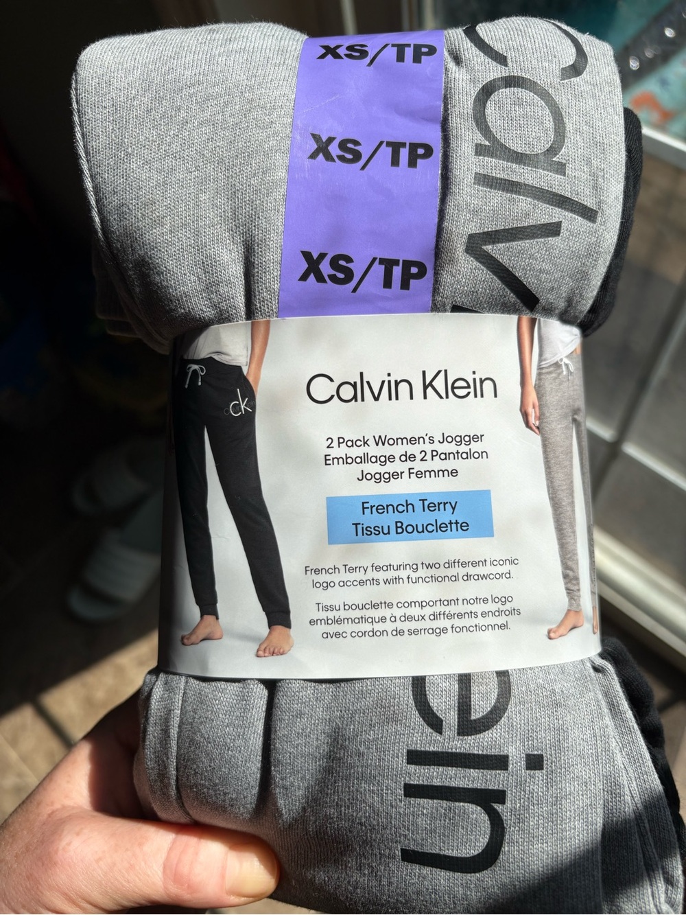 Calvin Klein Black & Gray Women's 2-Pack Lounge Joggers